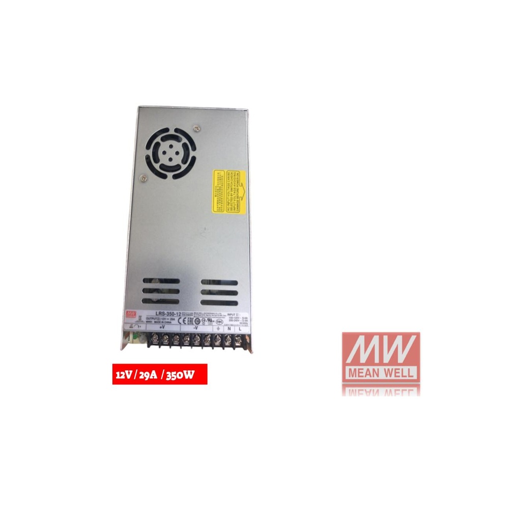 45612350  80136محول  Meanwell  350W 29A 12V 
