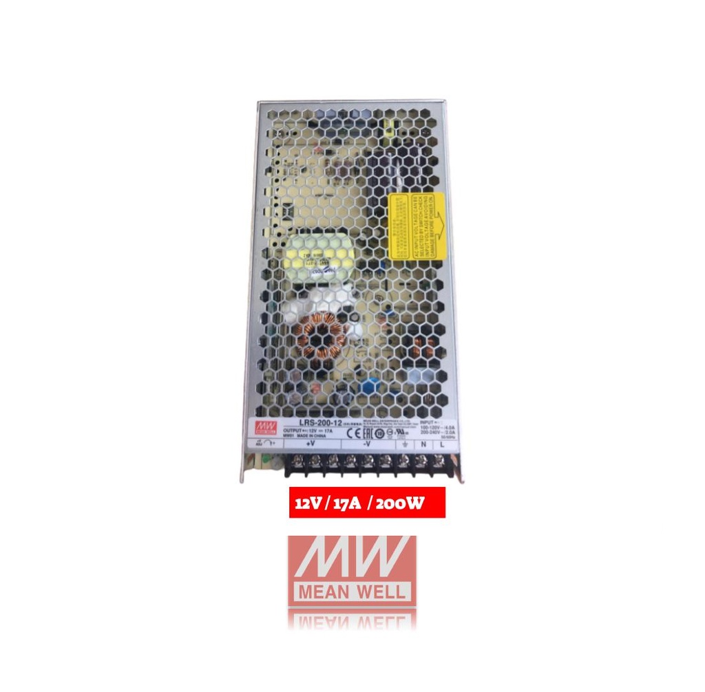45612200  محول  Meanwell  200W 17A 12V ## 