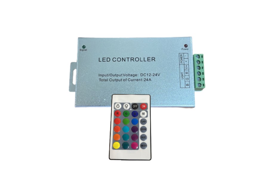 منظم كابل مضيء RGB معر ريموت 12A ## 