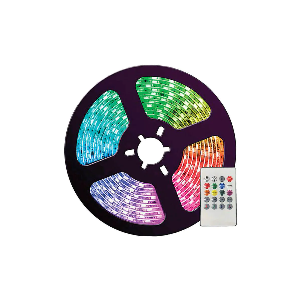 SM-KIT-5V-M شريط لد الوان مع ريموت طول 5 متر USB & 