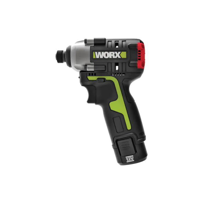 WU132 مفريجاه 12 فولت مع بطاريتين وشاحن وشنتة WORX ## 