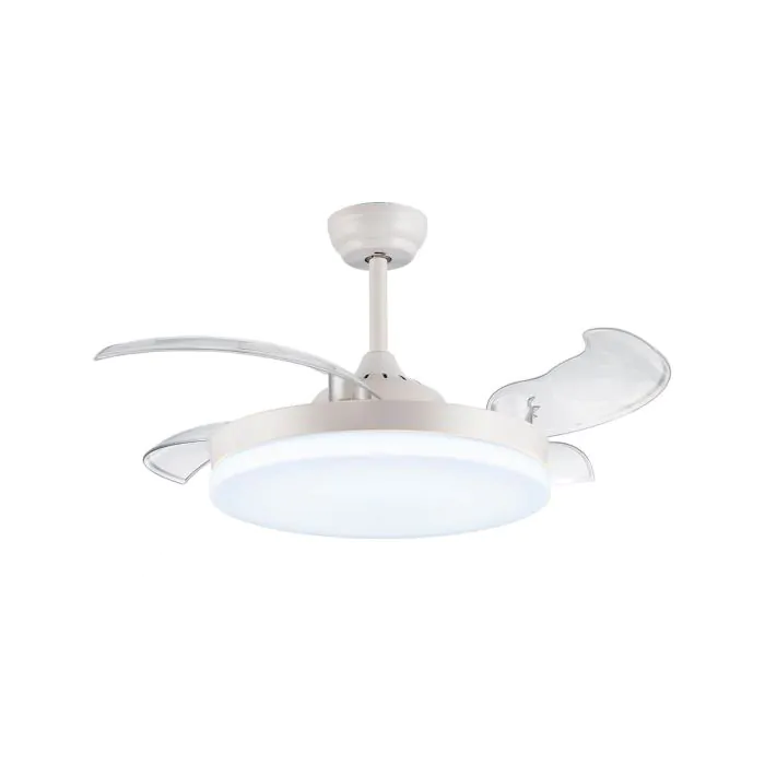 SM-5001W/36CT مروحة سقف انارة مع ريموت ابيض SEMICOM AMERICANO 42" CCT 36W ## 