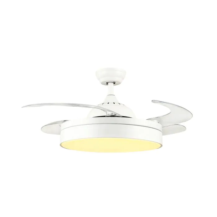 SM-5004/42W مروحة سقف انارة مع ريموت ابيض SEMICOM ANGEL 42" CCT 36W ## 