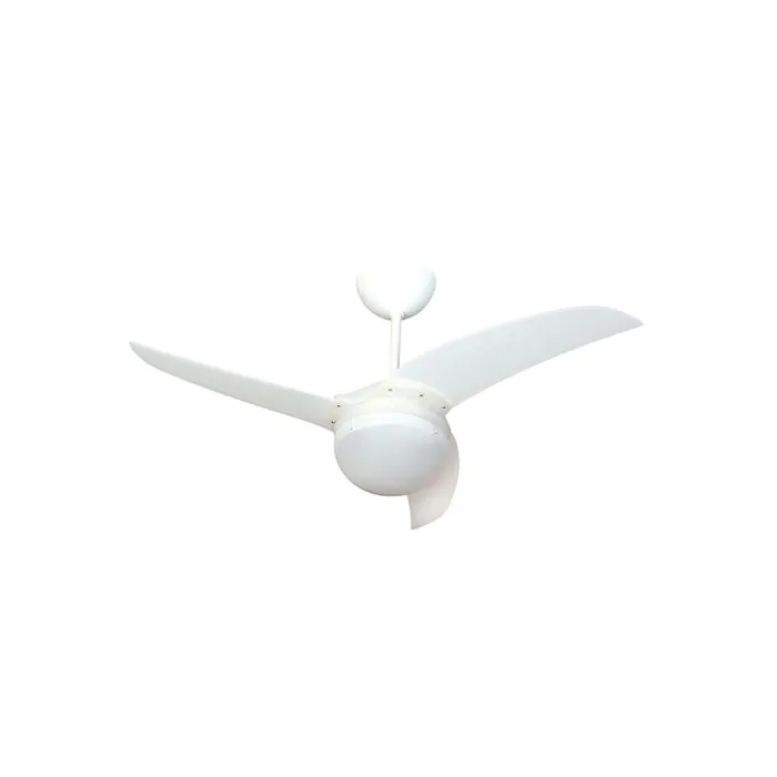 SM-48C01/W مروحة سقف انارة 2*E27 مع ريموت ابيض SEMICOM BRAZIL 48"   ## 