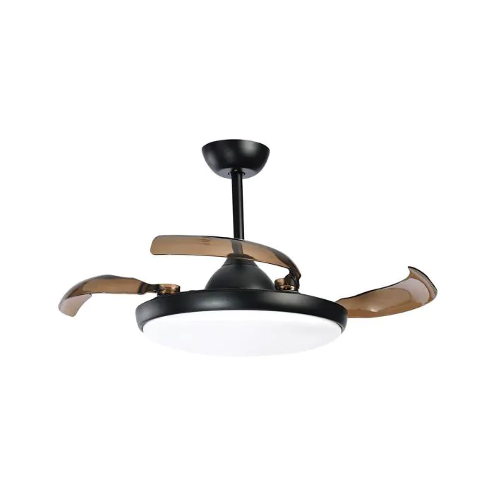 SM-BSH21BC42/36CT مروحة سقف انارة مع ريموت اسود + بني SEMICOM COFFEE 42" CCT 36W ## 