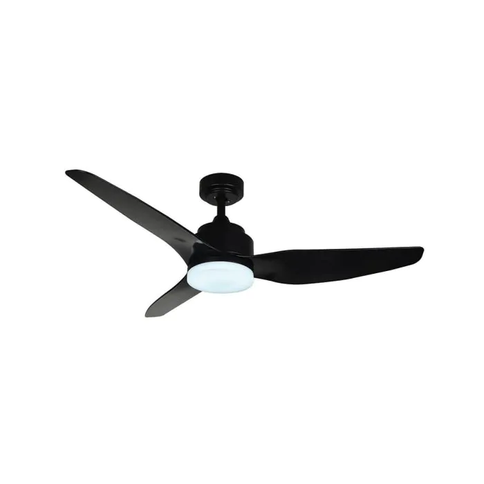 SM-1058BK/CT مروحة سقف انارة مع ريموت اسود SEMICOM DALLAS 52" CCT 25W ## 