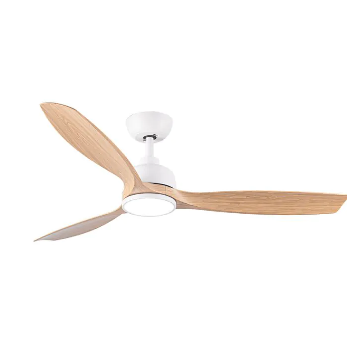 HY-1189WWO52/25CT مروحة سقف انارة مع ريموت ابيض + خشبي SEMICOM GENESIS10 52" CCT 25W ## 