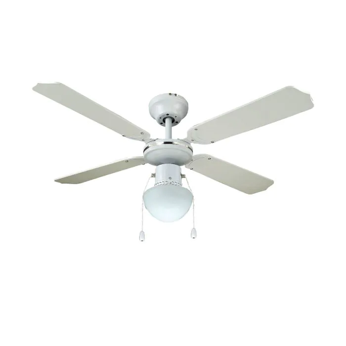 HY-J42003/W مروحة سقف انارة مع ريموت ابيض SEMICOM MIAMI 42" CCT 20W ## 
