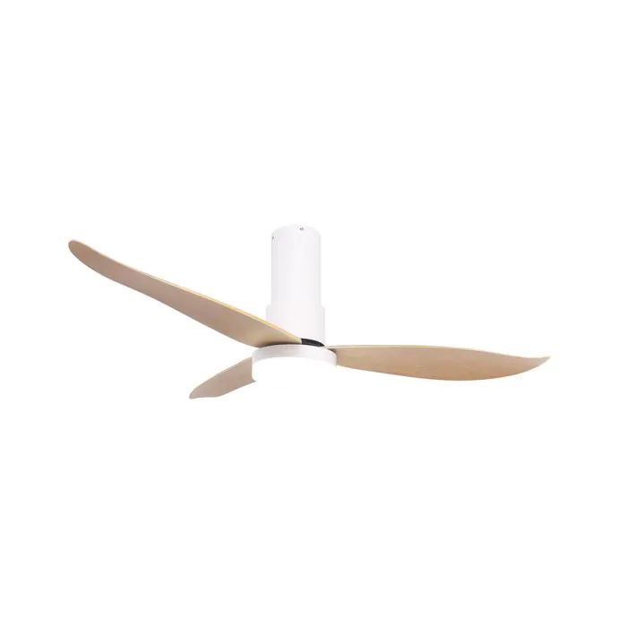SM-RX52110WW/18CT مروحة سقف انارة مع ريموت ابيض + خشبي SEMICOM MISTRAL 52" CCT 18W ## 