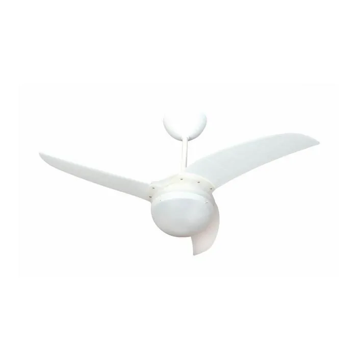 INT-C01/48W مروحة سقف انارة 2*E27 مع ريموت ابيض SEMICOM QUEEN 48"   ## 