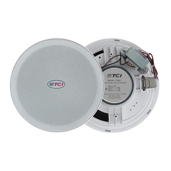 TCI-206F 2-WAY Coaxial Ceiling Speaker 10W 