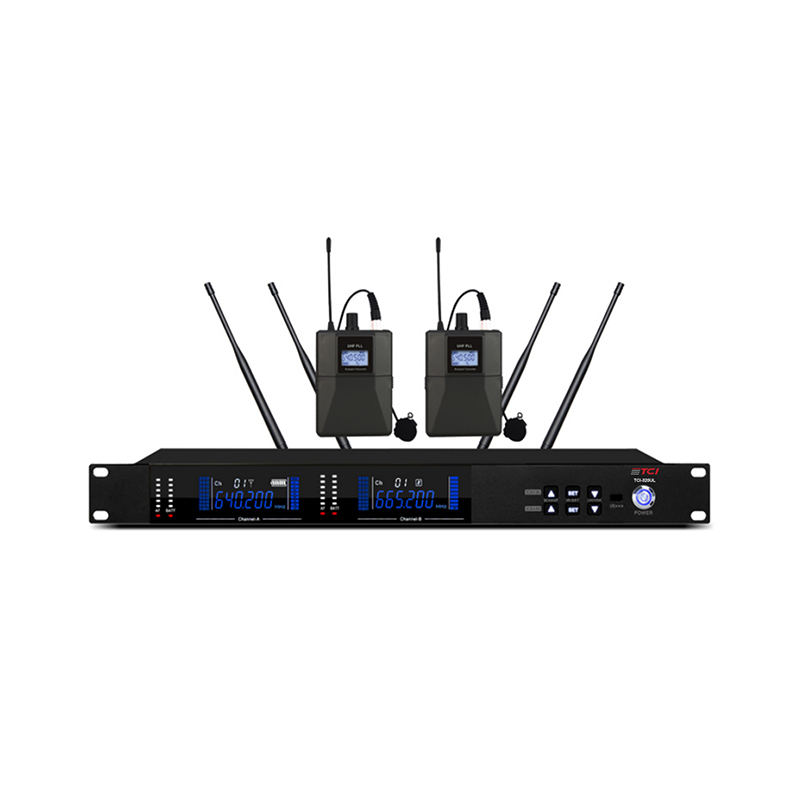 TCI-320UE Dual UHF Wireless Microphone 