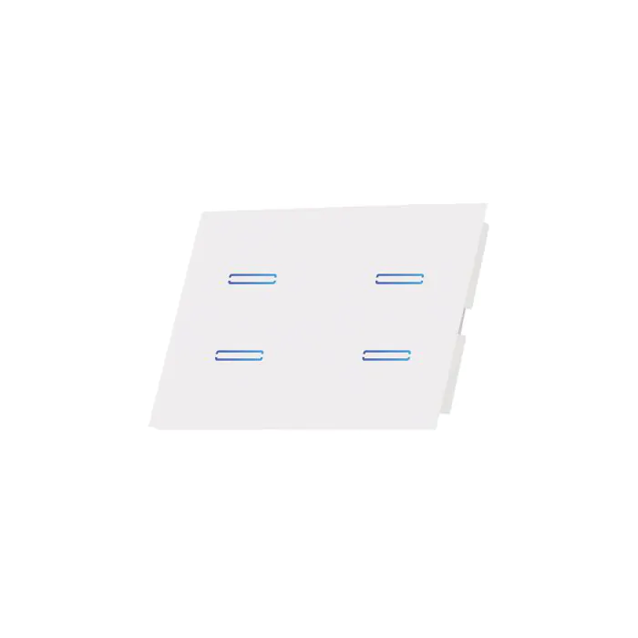 SW-4GEV4/W مفتاح /4 ابيض ذكي لعلبة /4 SEMICOM ##