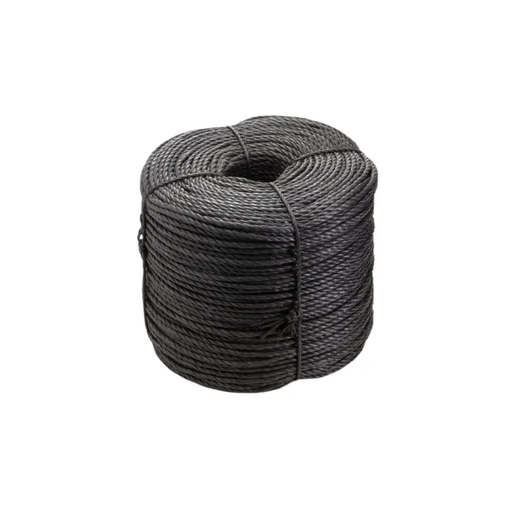 170033208  حبل سحب اسود 8 ملمتر / 100 متر .