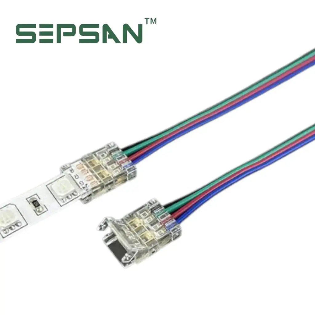 281104 راس شريط لد 4P  10MM كلبسات SEPSAN ##