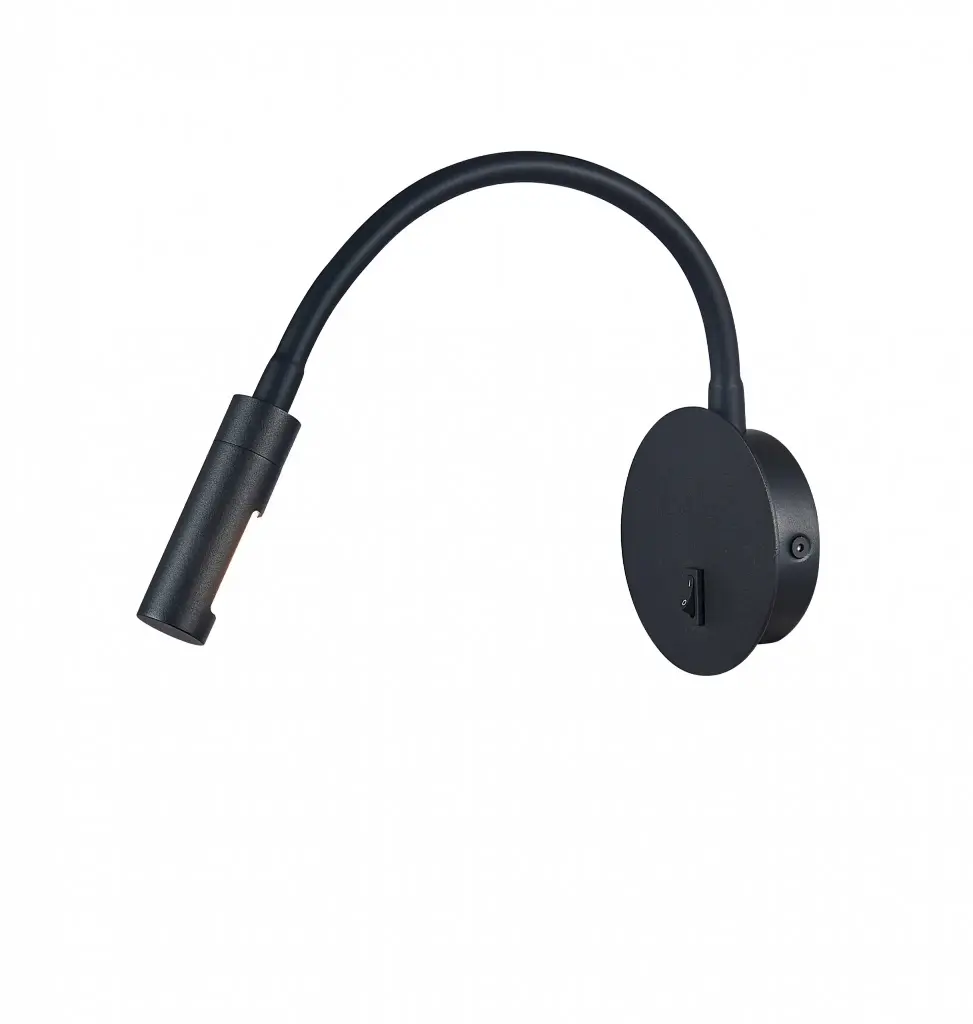 90294BK وحدة انارة جنب شبات 3W 30K اسود GOLDEN##