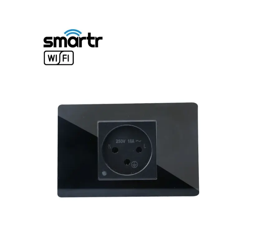 WF3-SOCKET-16A-BKابريز ذكي علبة 3 اسود OMEGA ##