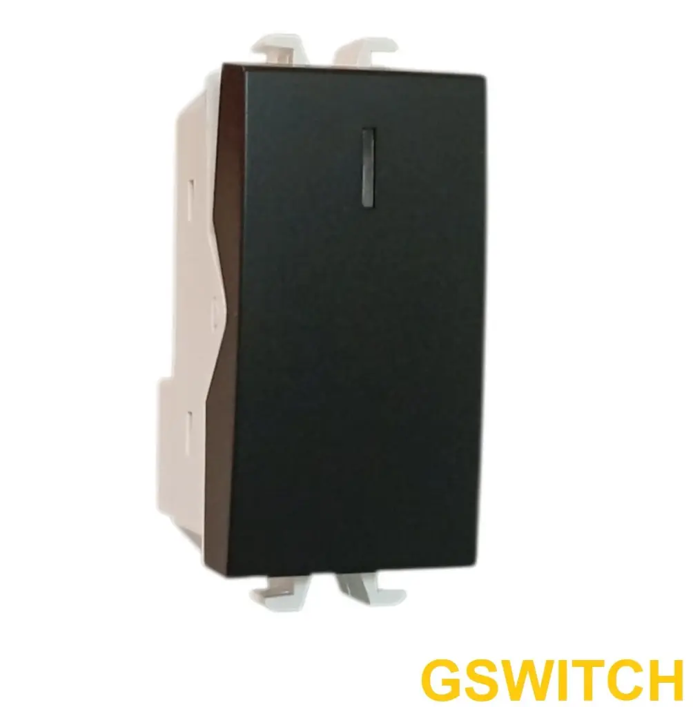 411278 مفتاح بويلر  اسود مط جولدن GSWITCH ((50))##