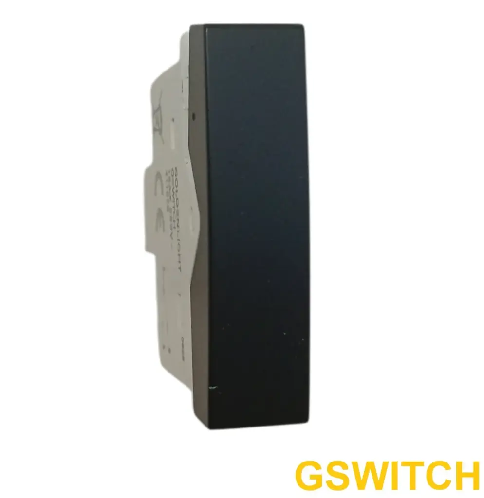 411076 مفتاح نصف درج اسود مط جولدن GSWITCH ##