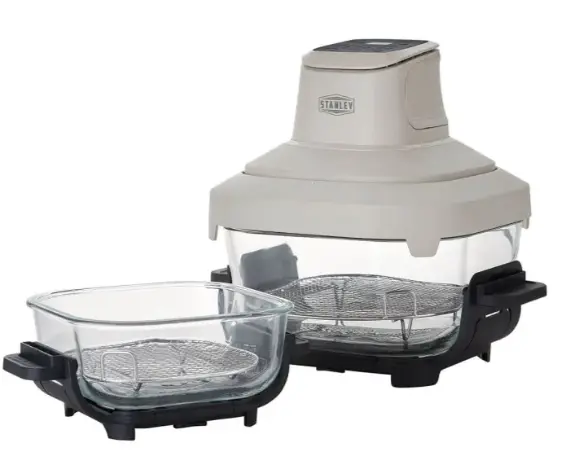 STBQ-5501 مقلاة هوائية زجاج سعة 1.5+4 لتر STANLEY#
