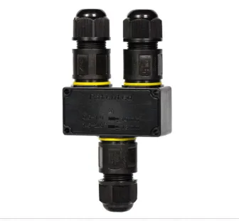 Y-QC/3Y  موصل كابل سريع  3 مخارج   16A IP68 ##