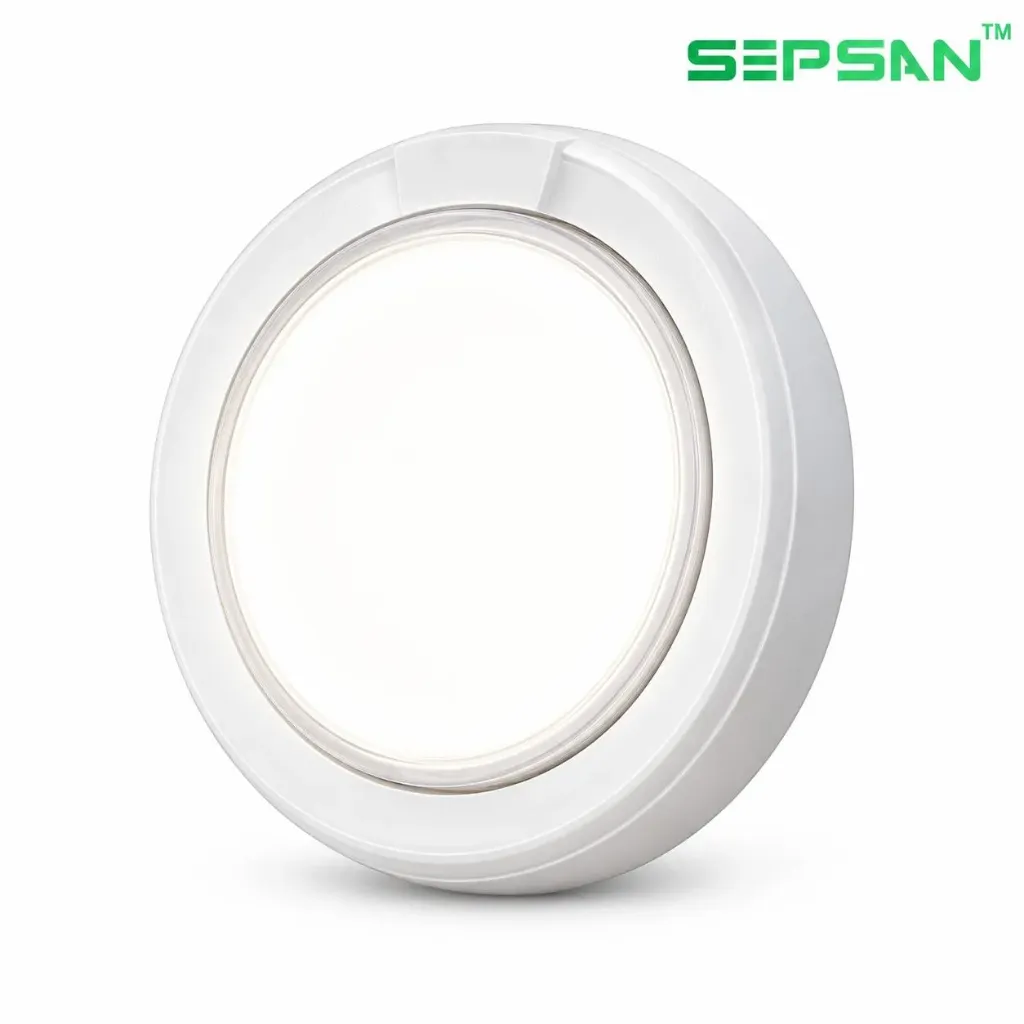 7985524جلوب لد 24W مدور IP65جسم ابيض SEPSAN CCT ##