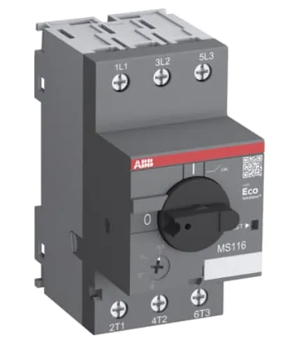 MS116-1.6 حماية ماتور ABB 1-1.6 A  ##