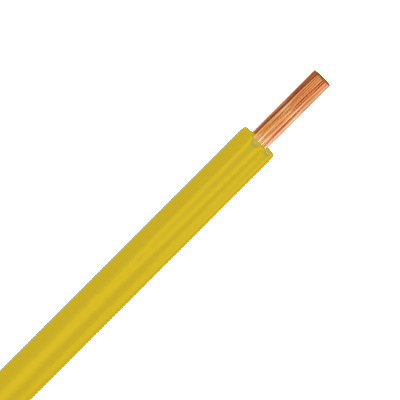 [00080103] H05V-K  سلك شعرات 1 ملم اصفر  (( سعر المتر ))$$ 
