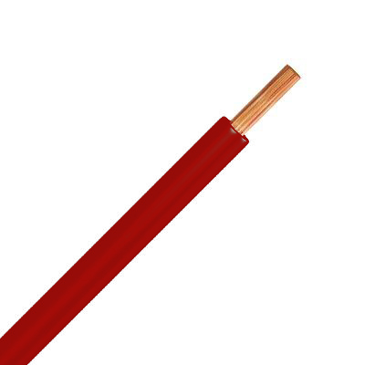 H05V-K  سلك شعرات 0.75 ملم احمر (( سعر المتر )) ## 