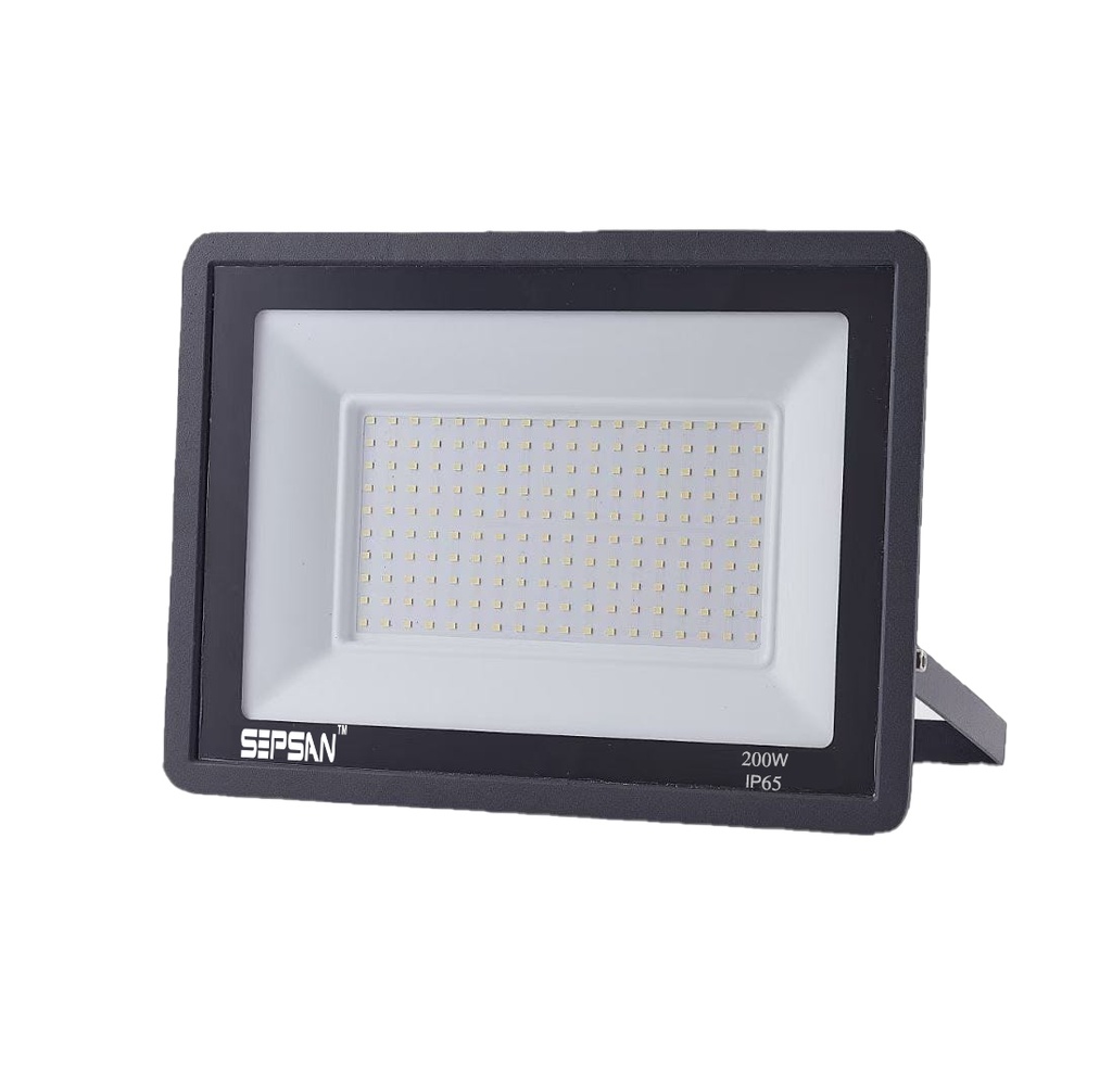 436200 كشاف رفيع SMD SEPSAN LED 200W جسم اسود ## 