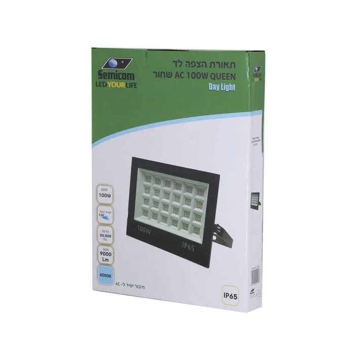 SM-NT1C/100DL كشاف لد ابيض سميكوم 100واط  QUEEN ## 