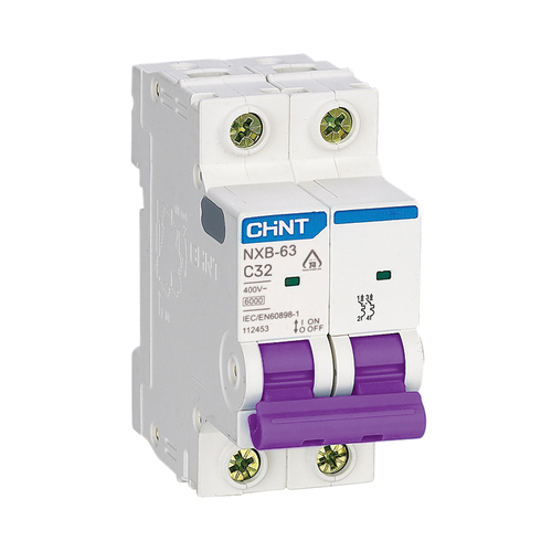 NXB-63 32/2/C 6KA  قاطع CHINT 32A  2*32 ## 
