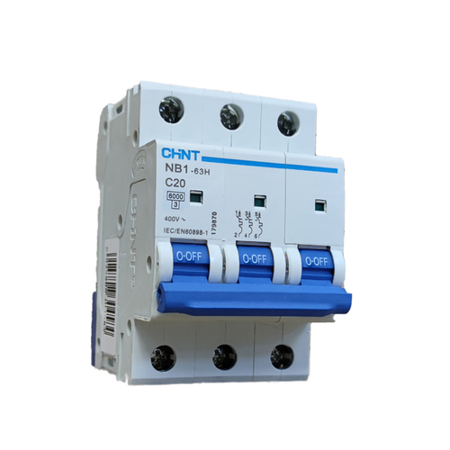 NXB-63 20/3/C 6KA   قاطع CHINT3*20A تيكن ## 