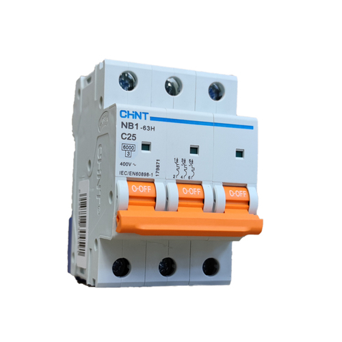 NXB-63 25/3/C 6KA  قاطع CHINT3*25A تيكن ## 
