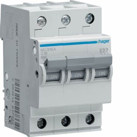 MU350   قاطع  HAGER 3*50 A  ## 