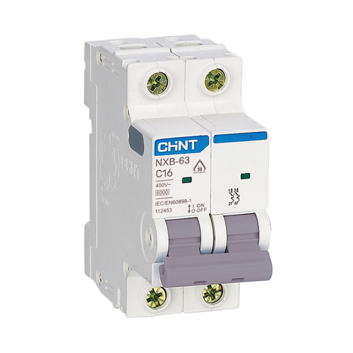 NXB-63 16/2/C 6KA   قاطع CHINT 1P+N 16A  2*16 ## 