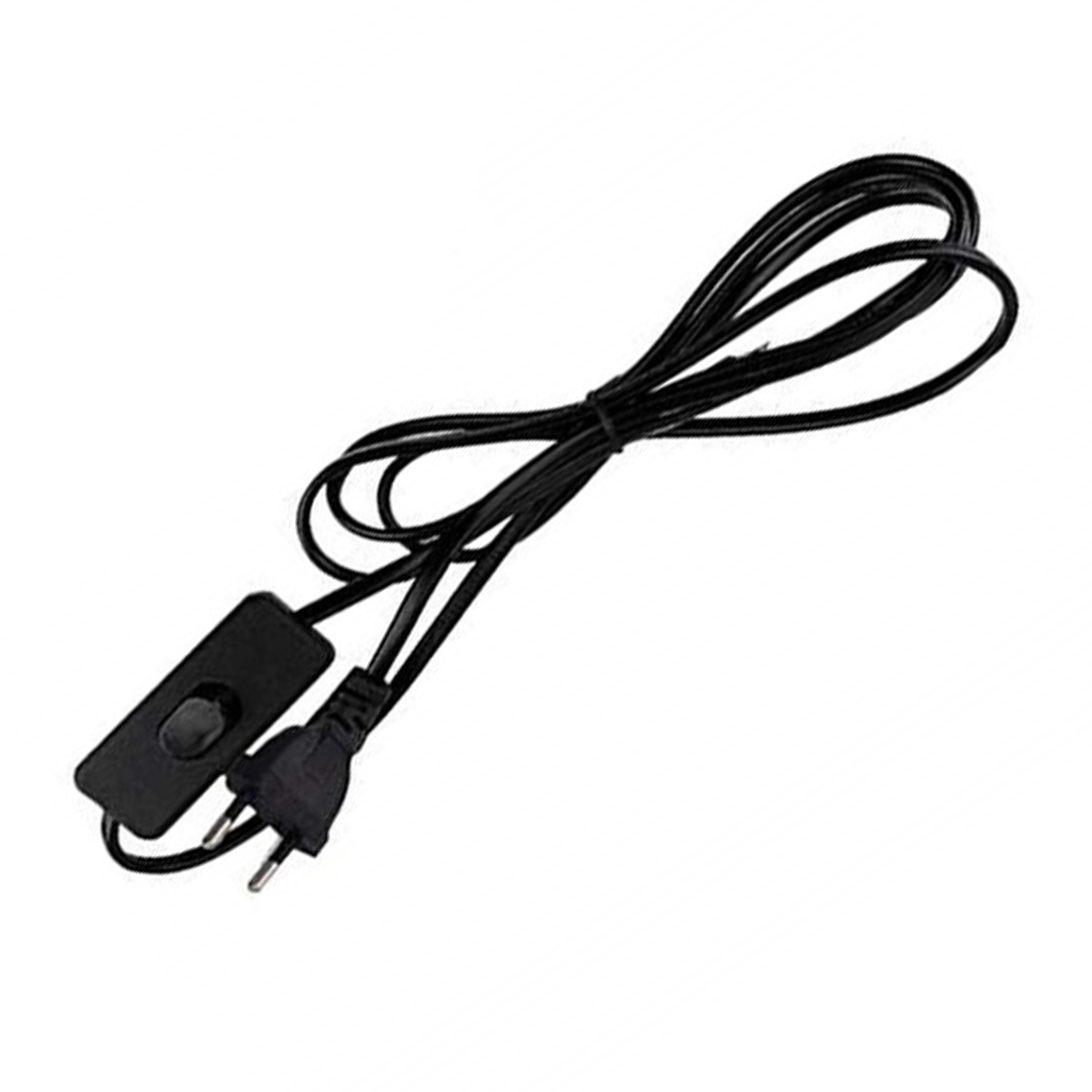 وصلة مع مفتاح 1.5متر اسود تيبل لامب ## 