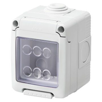 27042  اطار خارجي / 2 مطري  GEWISS ## 