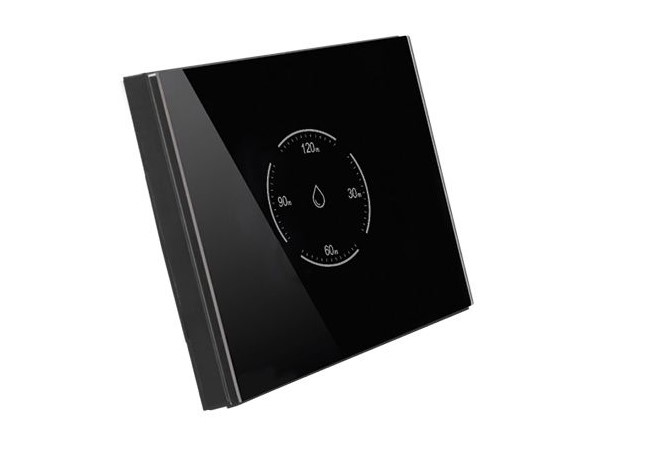 TCH3-BOILER-120-BK-T بويلر تايمر ساعتين زجاج اسود# 