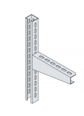 34211 ذراع/حامل حائط  تعلوت ريشت (ترنك شبك) 10سم## 