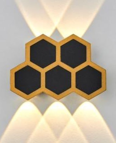 8340545اب داون خليةهرم اسود+ذهبيSEPSAN IP65 3K5W## 