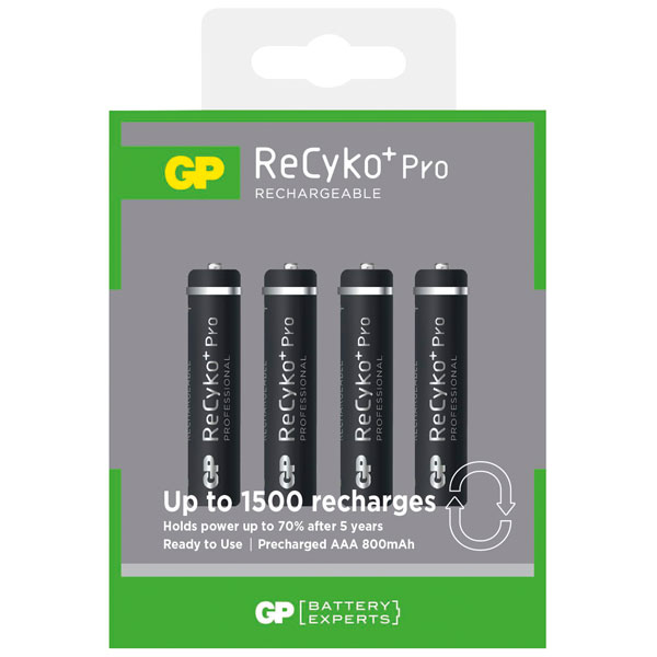 GPRHCH83B149 بطارية شحن رفيع اسود C4AAA GP NIMH 