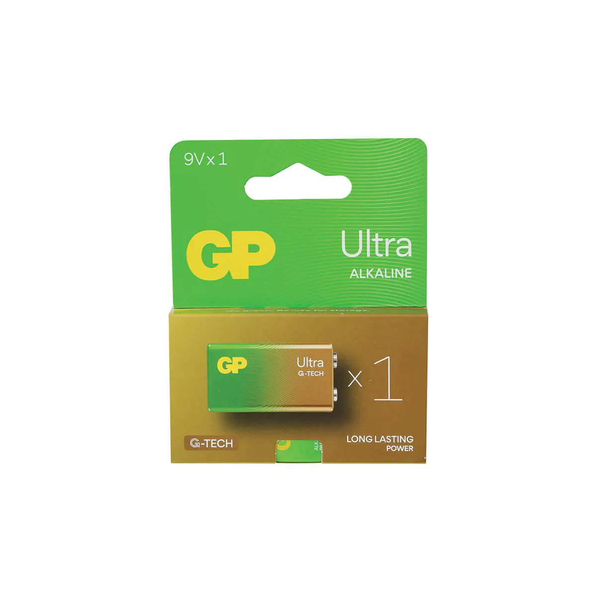 GPPVA9VAU143 بطارية 9 فولت كرت GP ALKALINE 9V ## 