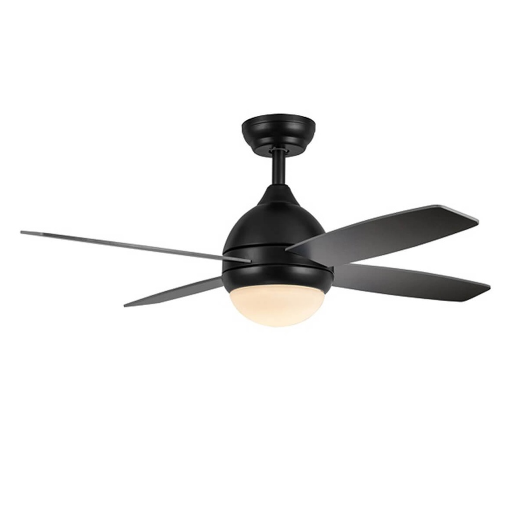 90075BK مروحة سقف 42" جولدن لايت اسود مضيء ## 