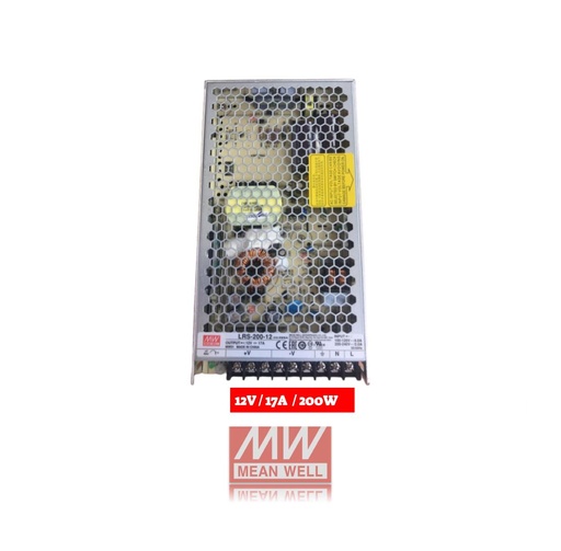 [45612200] 45612200  محول  Meanwell  200W 17A 12V ## 