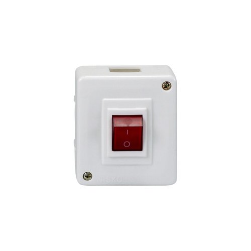 [00044515] 50020505 كباس مضيء نسكو خارجي ابيض NISKO N-1DL ##  