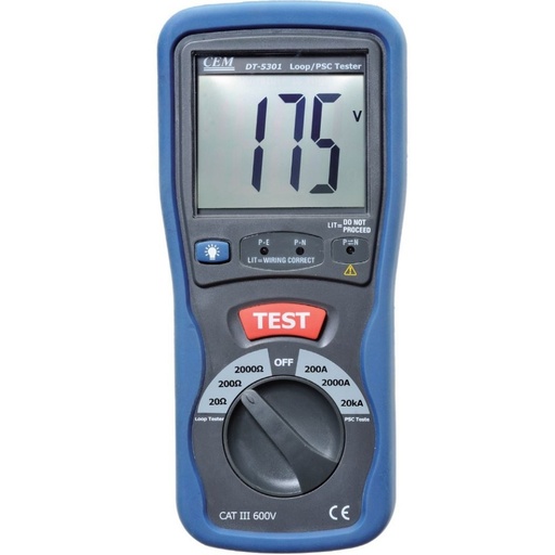 [00005301 ] LP-350   لوب تستر 2000 اوم   CEM  DT-5301  ## 
