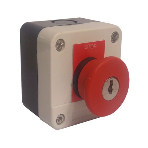 [00101034] 101034  مفتاح طواريء مع علبة مع مفتاح للقفل × 