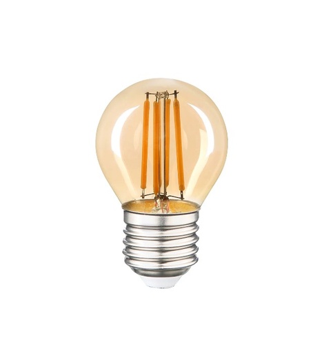 [10FG4527 ] S-10FG4527-GOLD لمبة فحم امبير G45 3K E27 ماكس& 