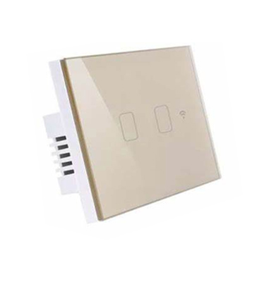 [41220382 ] WF3-SWTC-2G-GD مفتاح /2 ذكي ذهبي لعلبة /3 اوميجا## 